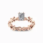 Emily-Emerald-Cut-Lab-Grown-Solitaire-Ring-Rose-Gold-Front-View
