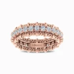 Enchanted-Dreamscape-Lab-Grown-Diamond-Band-Rose-Gold-Front-View