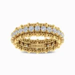 Enchanted-Dreamscape-Lab-Grown-Diamond-Band-Yellow-Gold-Front-View