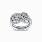 Endearing-Swirl-Lab-Grown-Diamond-Cocktail-Ring-White-Gold-Front-View