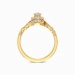 Enticing-Lab-Grown-Diamond-Women-Ring-Yellow-Gold-Basket-View