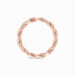 Eternal-Knot-Glamour-Lab-Diamond-Band-Rose-Gold-Basket-View