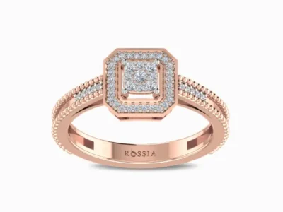 Eternal-lab-Diamond-Engagement-Ring-Rose-Gold-Front-View