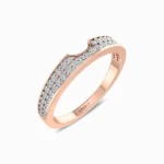 Eternity-Gap-Round-Lab-Diamonds-Wedding- Band-Rose-Gold-Side-view