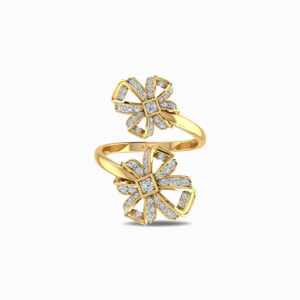 Eucharis-Lab-Grown-Diamond-Cocktail-Ring-Yellow-Gold-Front-View Eucharis-Lab-Grown-Diamond-Cocktail-Ring-Yellow-Gold-Front-View