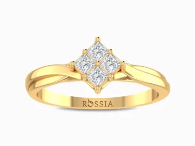 Exquisite-Lab-Grown-Diamond-Ring-For-Her-Yellow-Gold-Front-View