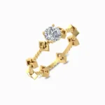 Forevermore-Lab-Grown-Solitaire-Ring-Yellow-Gold-Side-View