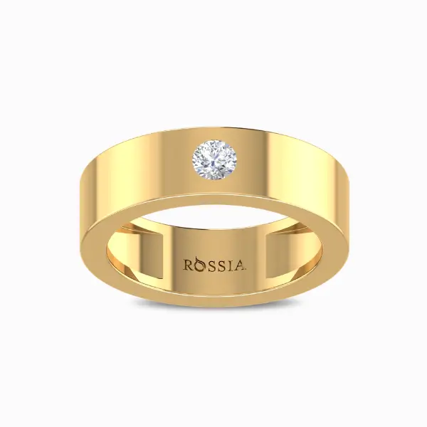 Gideon-Lab-Grown-Diamond-Ring-For-Men-Yellow-Gold-Front-View Gideon Lab Grown Diamond Ring For Men