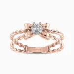 Gleaming-Grace-Lab-Grown-Diamond-Ring-Rose-Gold-Front-View