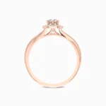 Gleaming-Lab-Grown-Diamond-Ring-Rose-Gold-Basket-View