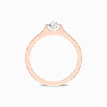 Glimmer-Lab-Grown-Solitaire-Men’s-Ring-Rose-Gold-Basket-View
