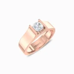 Glimmer-Lab-Grown-Solitaire-Men’s-Ring-Rose-Gold-Side-View