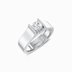 Glimmer-Lab-Grown-Solitaire-Men’s-Ring-White-Gold-Side-View