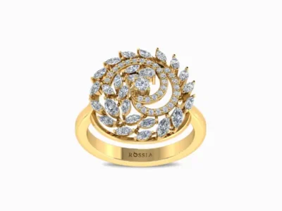 Glimmering Frost Sparkling Lab Diamond Ring