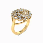 Glimmering-Frost-Sparkling-Lab-Diamond-Ring-Yellow-Gold-Side-View