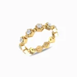 Hexad-Duple-Bling-Lab-Grown-Diamond-Band-Yellow-Gold-Side-View