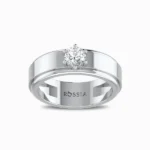 Ignatius-Mens-Lab-Grown-Diamond-Ring-White-Gold-Front-View