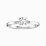 Iris-Lab-Grown-Diamond-Promise-Ring-White-Gold-Front-View