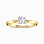 Iris-Lab-Grown-Diamond-Promise-Ring-Yellow-Gold-Front-View