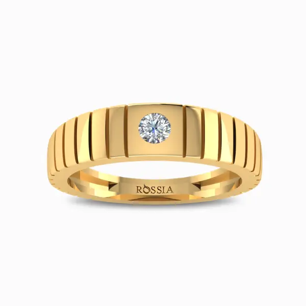 Joseph-Lab-Grown-Diamond-Ring-For-Men-Yellow-Gold-Front-View Joseph Lab Grown Diamond Ring For Men