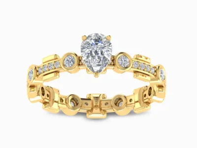 Lavanya Lab Grown Solitaire Ring