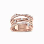 Layers-of-Brilliance-Lab-Grow-Diamond-Ring-Rose-Gold-Front-View