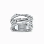 Layers-of-Brilliance-Lab-Grow-Diamond-Ring-White-Gold-Front-View