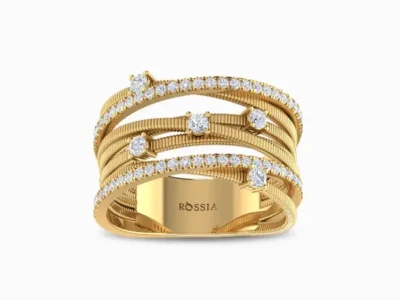 Layers-of-Brilliance-Lab-Grow-Diamond-Ring-Yellow-Gold-Front-View