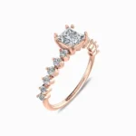 Lily-Gallery-Princess-Cut-Lab-Grown-Solitaire-Ring-Rose-Gold-Side-View