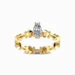 Marquise Cut Lab Grown Solitaire Ring