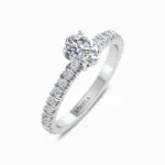 Magnificent-Oval-Cut-Lab-Grown-Solitaire-Ring-White-Gold-Side-View