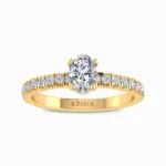 Magnificent-Oval-Cut-Lab-Grown-Solitaire-Ring-Yellow-Gold-Front-View