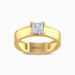 1.00 Carat Princess Cut Lab Grown Diamond Ring For Men