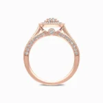 Mini-Women-Lab-Grown-Diamond-Ring-Rose-Gold-Basket-View
