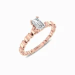 Nerine-Emerald-Cut-Lab-Grown-Diamond-Promise-Ring-Rose-Gold-Side-View