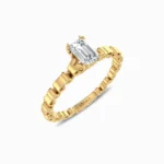Nerine-Emerald-Cut-Lab-Grown-Diamond-Promise-Ring-Yellow-Gold-Side-View