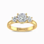 Three Stone Lab Grown Diamond Ring