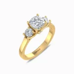 Opulent-Mirage-Lab-Grown-Three-Stone-Ring-Yellow-Gold-Side-View