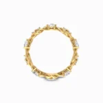 Ornate-Lab-Grown-Diamond-Wedding-Band-Yellow-Gold-Basket-View