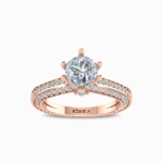 Pellucid Clover Lab Grown Diamond Engagement Ring