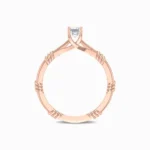 Perumian-Promise-Lab-Grown-Diamond-Ring-Rose-Gold-Basket-View