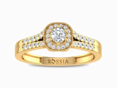 Scintillating-Lab-Grown-Diamond-Ring-Yellow-Gold-Front-View