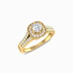 Scintillating-Lab-Grown-Diamond-Ring-Yellow-Gold-Side-View