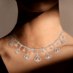 luna-charm-gold-diamond-necklace-model-shoot