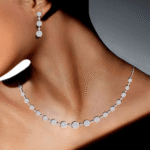 lustre-line-diamond-necklace-model-shoot