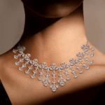 the-empress-floral-diamond-necklace-model-shoot