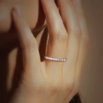 Clinquant Wedding Diamond Band MS