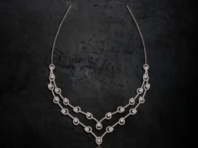double-halo-diamond-necklace