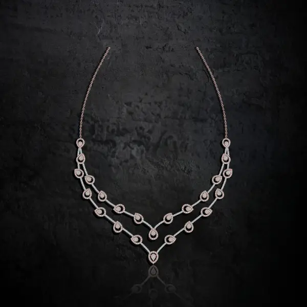 double-halo-diamond-necklace double-halo-diamond-necklace