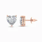 Aurielle Cœur Lab Grown Diamond Earring Studs